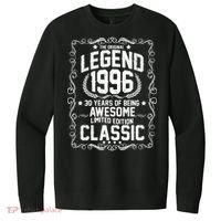 30th Birthday The Original Legend 1996 Awesome Classic  V.I.T. Fleece Crew Sweatshirt thumb 0