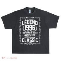 30th Birthday The Original Legend 1996 Awesome Classic  Urban Oversized Heavyweight T-Shirt thumb 0