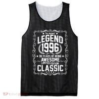 30th Birthday The Original Legend 1996 Awesome Classic  Mesh Reversible Basketball Jersey Tank thumb 0