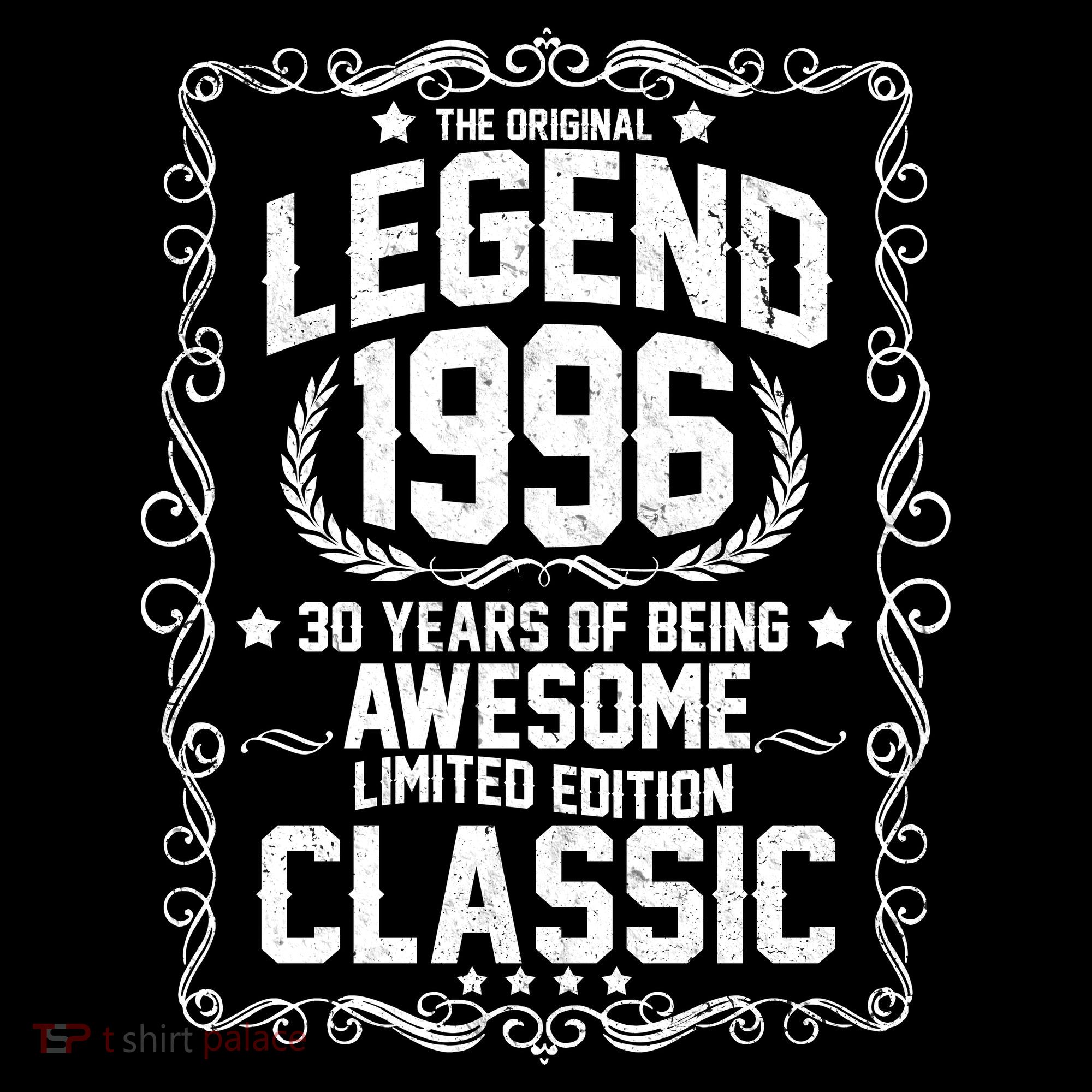 30th Birthday The Original Legend 1996 Awesome Classic  Mousepad