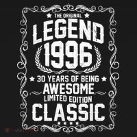 30th Birthday The Original Legend 1996 Awesome Classic  Ornament thumb 1