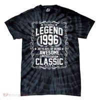30th Birthday The Original Legend 1996 Awesome Classic  Tie-Dye T-Shirt thumb 0