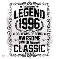 30th Birthday The Original Legend 1996 Awesome Classic  Ceramic Ornament thumb 2