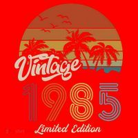 38th Birthday Vintage Limited Edition 1985 T-Shirt thumb 7