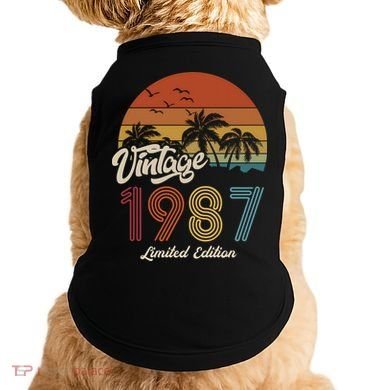 36th Birthday Vintage Limited Edition 1987 Doggie Tank