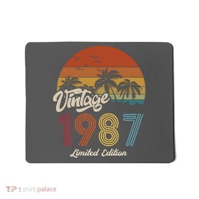 36th Birthday Vintage Limited Edition 1987 Mousepad