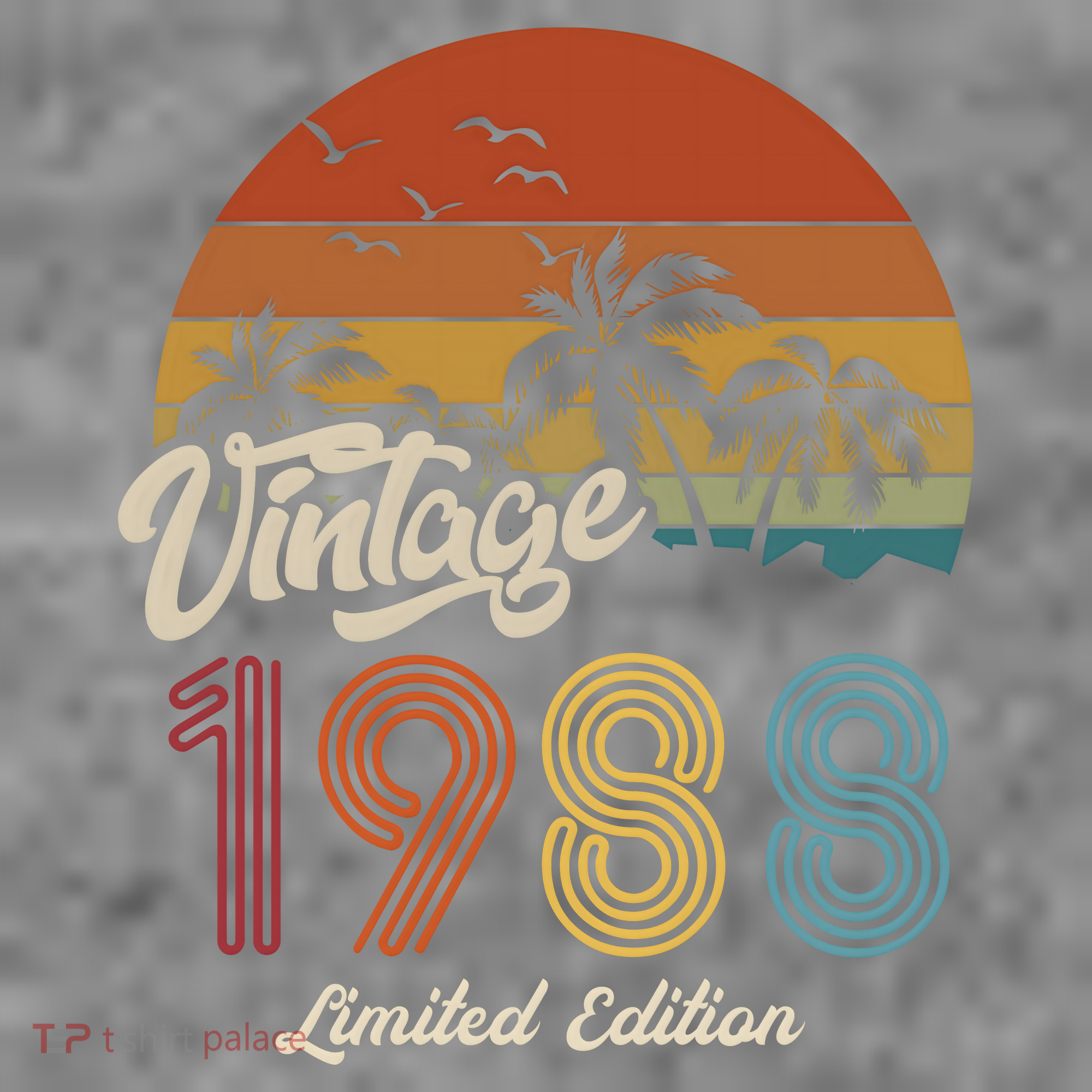 35th Birthday Vintage Limited Edition 1988 T-Shirt