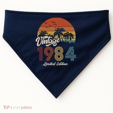 39th Birthday Vintage Limited Edition 1984 USA-Made Doggie Bandana