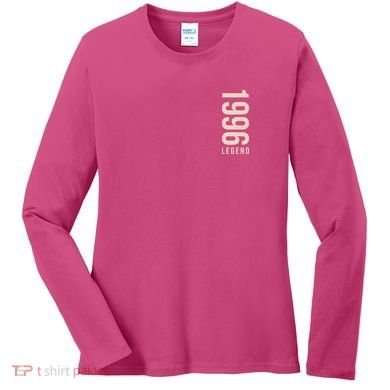 30th Birthday Vintage Legend 1996 Women's Long Sleeve Shirt