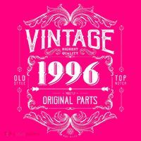 30th Birthday Vintage 1996 Old Style Top Notch Mostly Original Parts Whiskey Label T-Shirt thumb 7