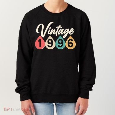 30th Birthday Vintage 1996 Retro Teardrop Design  Women's Sweatshirt