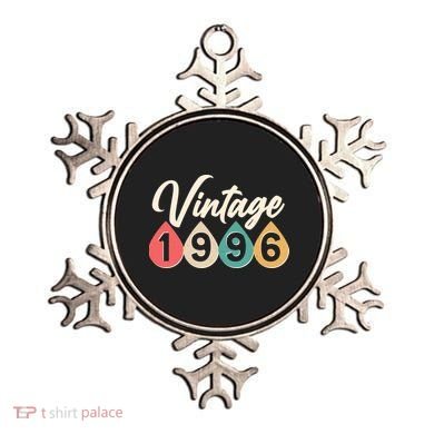 30th Birthday Vintage 1996 Retro Teardrop Design  Ornament
