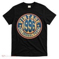 30th Birthday Vintage 1996 All Original Parts Shield Emblem  T-Shirt thumb 0