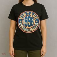 30th Birthday Vintage 1996 All Original Parts Shield Emblem  T-Shirt thumb 4