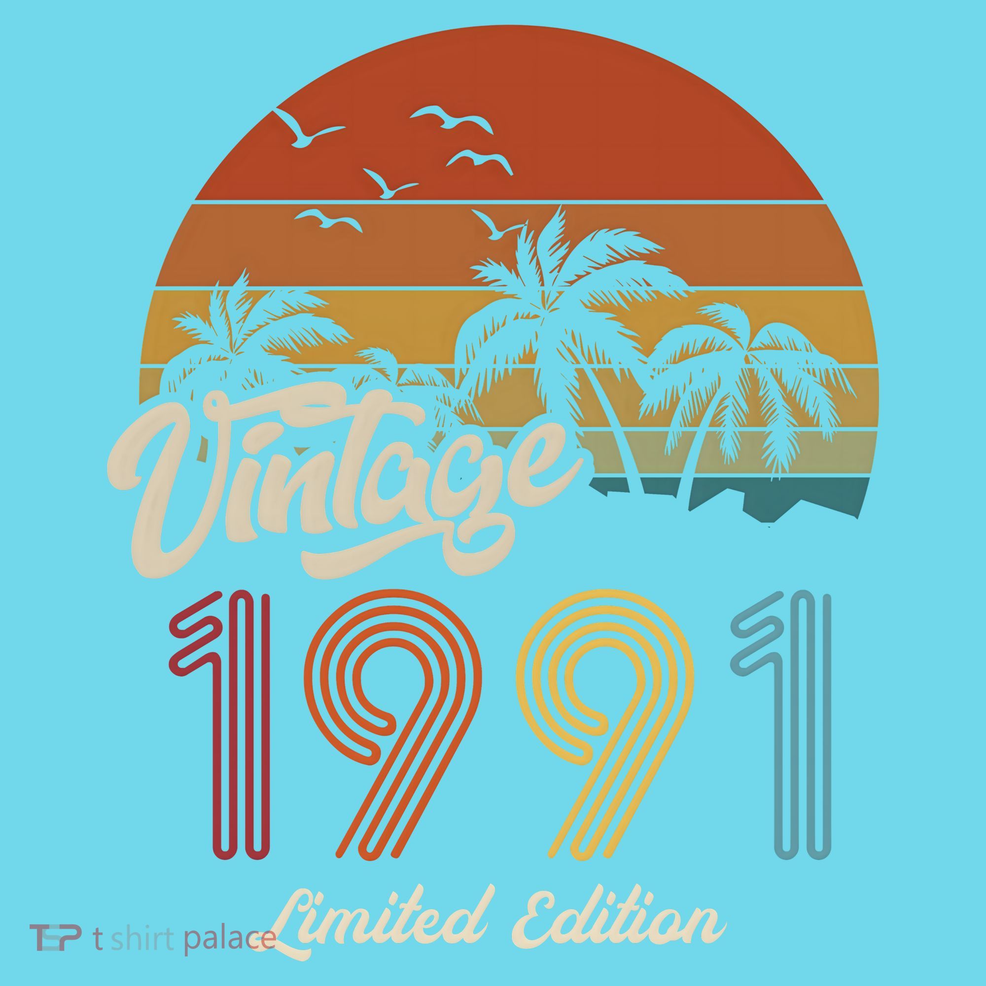 32nd Birthday Vintage Limited Edition 1991 T-Shirt