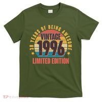 30th Birthday Vintage 1996 30 Years Of Being Awesome Limited Edition  T-Shirt thumb 0