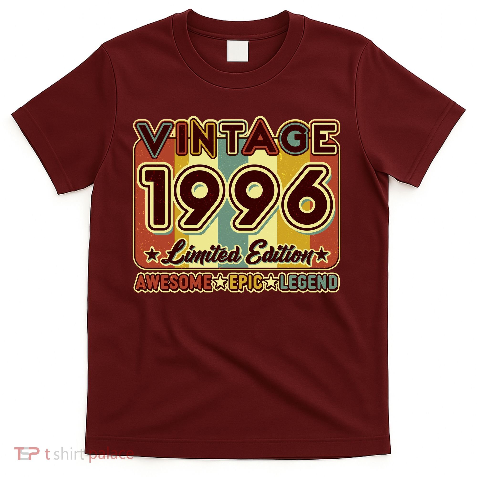 30th Birthday Vintage 1996 Limited Edition Awesome Epic Legend T-Shirt