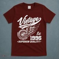 30th Birthday Vintage Age To Perfection EST 1996 Superior Quality T-Shirt thumb 5