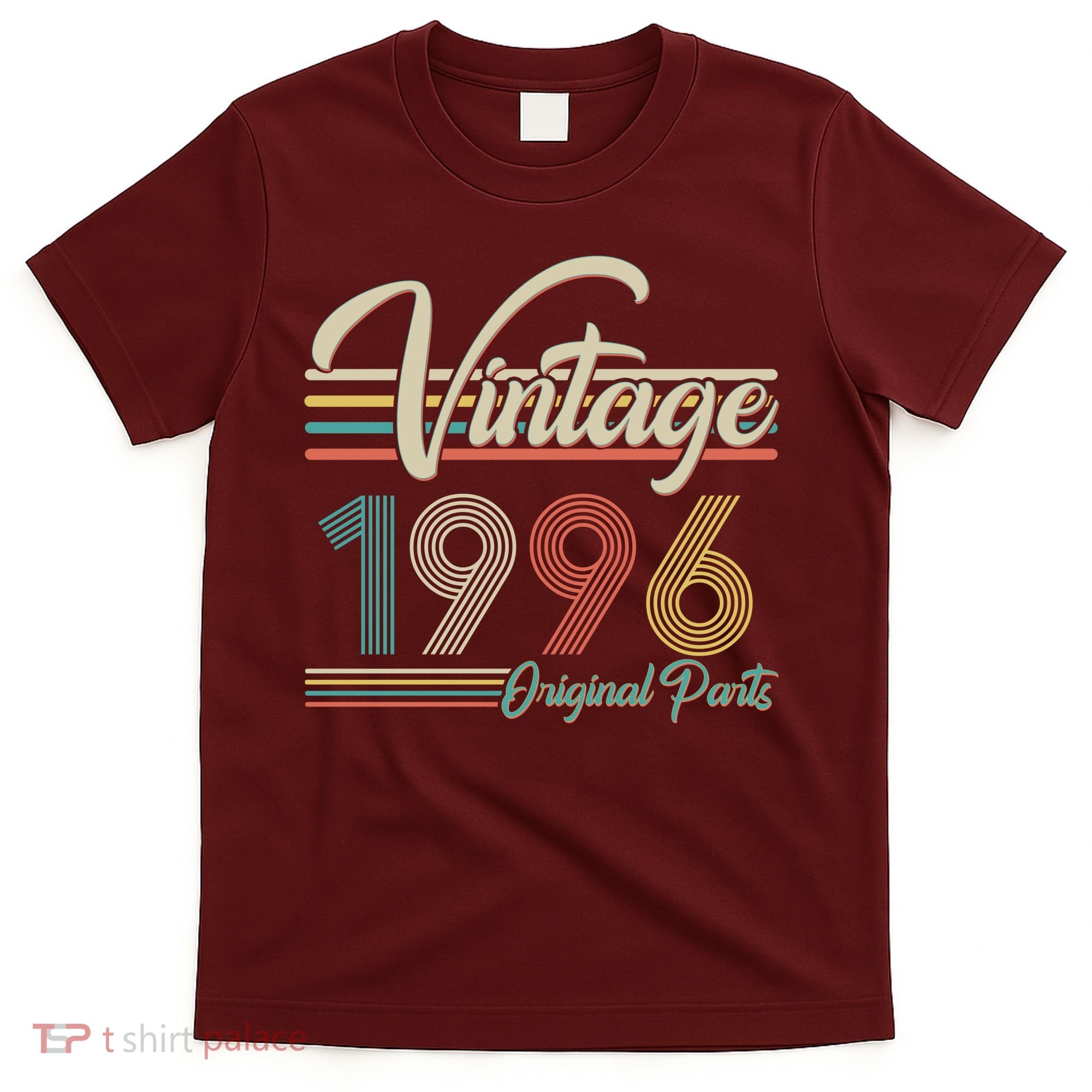 30th Birthday Vintage 1996 Original Parts Birthday T-Shirt