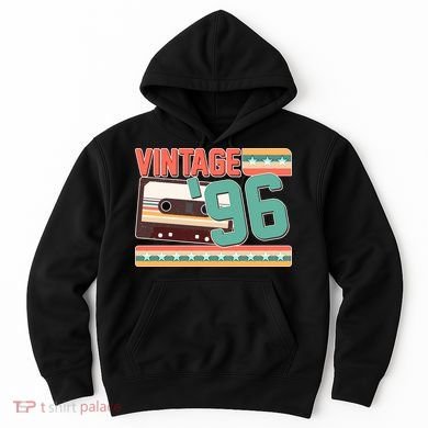 30th Birthday Vintage 1996 Cassette Tape  Hoodie