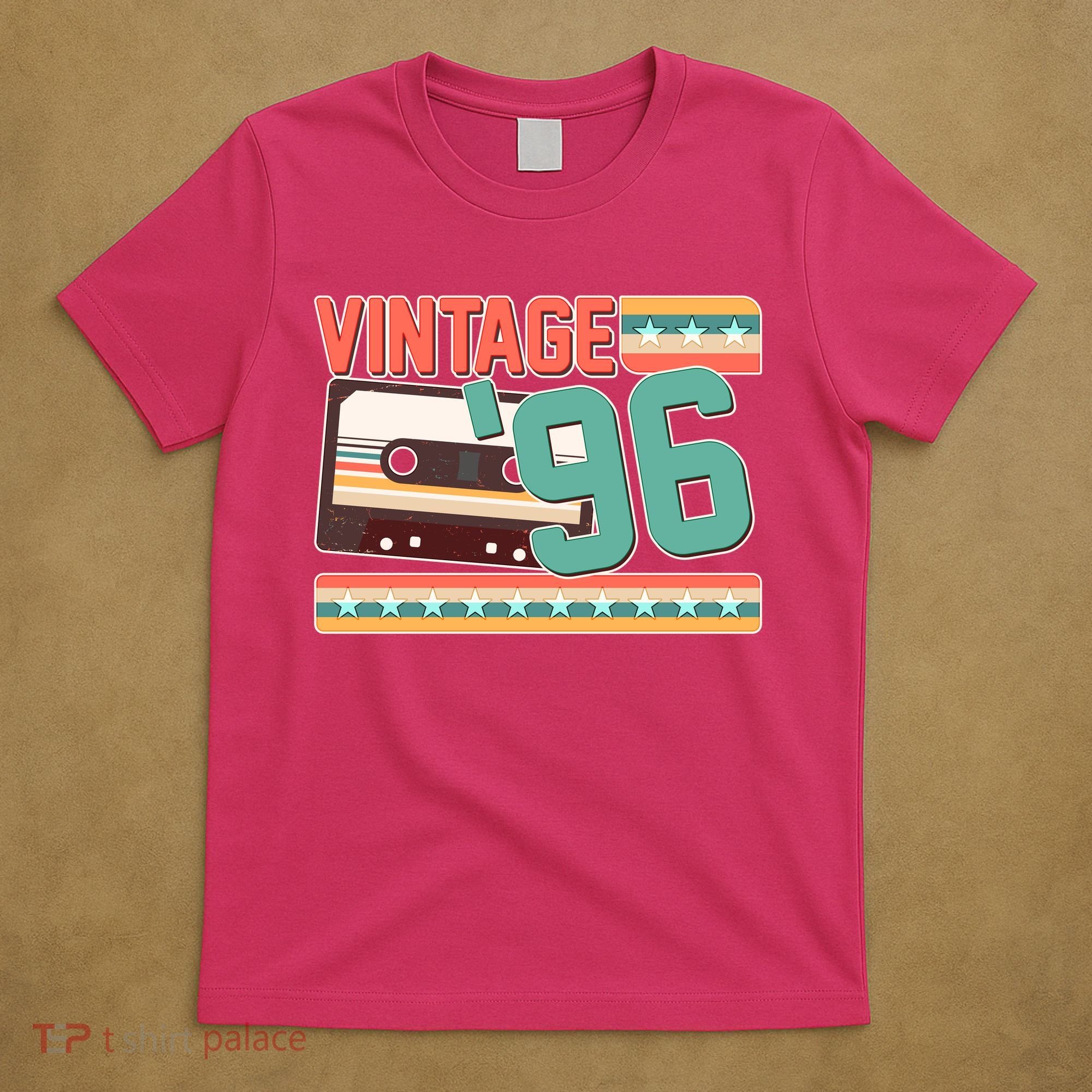 30th Birthday Vintage 1996 Cassette Tape  T-Shirt