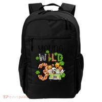 3rd Birthday Young Wild Three 3 Year Old Safari Zoo Backpack thumb 0