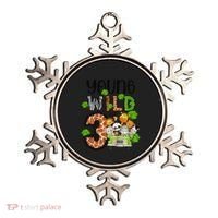 3rd Birthday Young Wild Three 3 Year Old Safari Zoo Ornament thumb 0