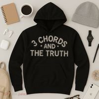 3 Chords And The Truth Hoodie thumb 3