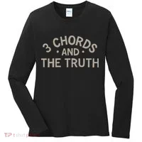 3 Chords And The Truth Women's Long Sleeve Shirt thumb 0