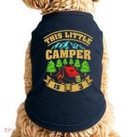 3rd Camping Birthday Camper Lover 3 Year Old Doggie Tank thumb 0