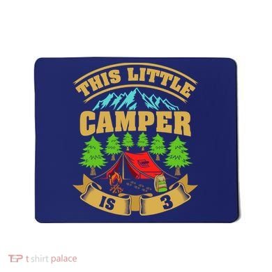 3rd Camping Birthday Camper Lover 3 Year Old Mousepad