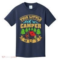 3rd Camping Birthday Camper Lover 3 Year Old Kids T-Shirt thumb 0