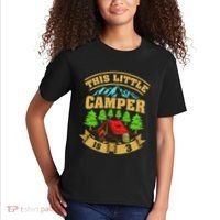 3rd Camping Birthday Camper Lover 3 Year Old Kids T-Shirt thumb 2