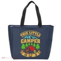 3rd Camping Birthday Camper Lover 3 Year Old Tote Bag thumb 0