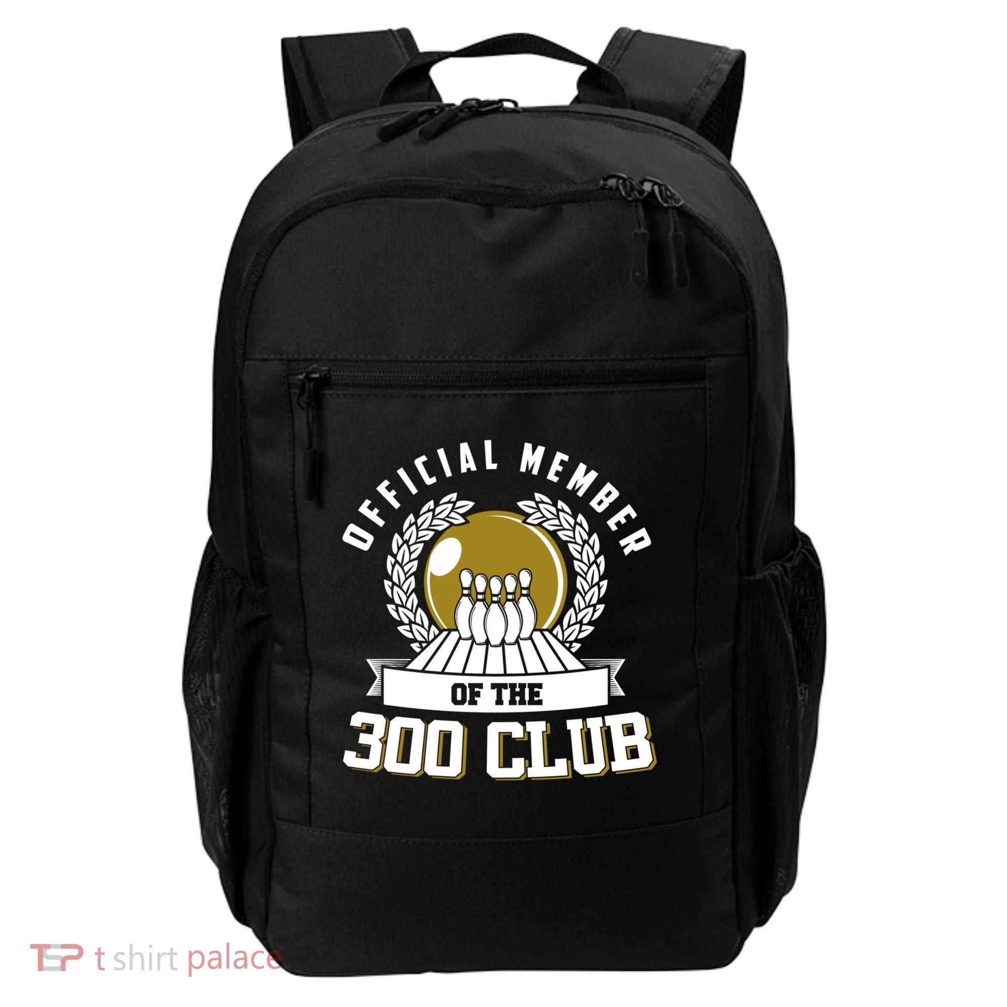 300 Club Bowling Cute Gift 300 Game Bowler Gift Backpack