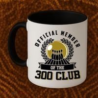300 Club Bowling Cute Gift 300 Game Bowler Gift Coffee Mug thumb 2