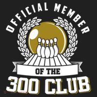 300 Club Bowling Cute Gift 300 Game Bowler Gift Hat thumb 2