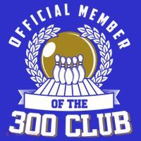 300 Club Bowling Cute Gift 300 Game Bowler Gift Women's T-Shirt thumb 6