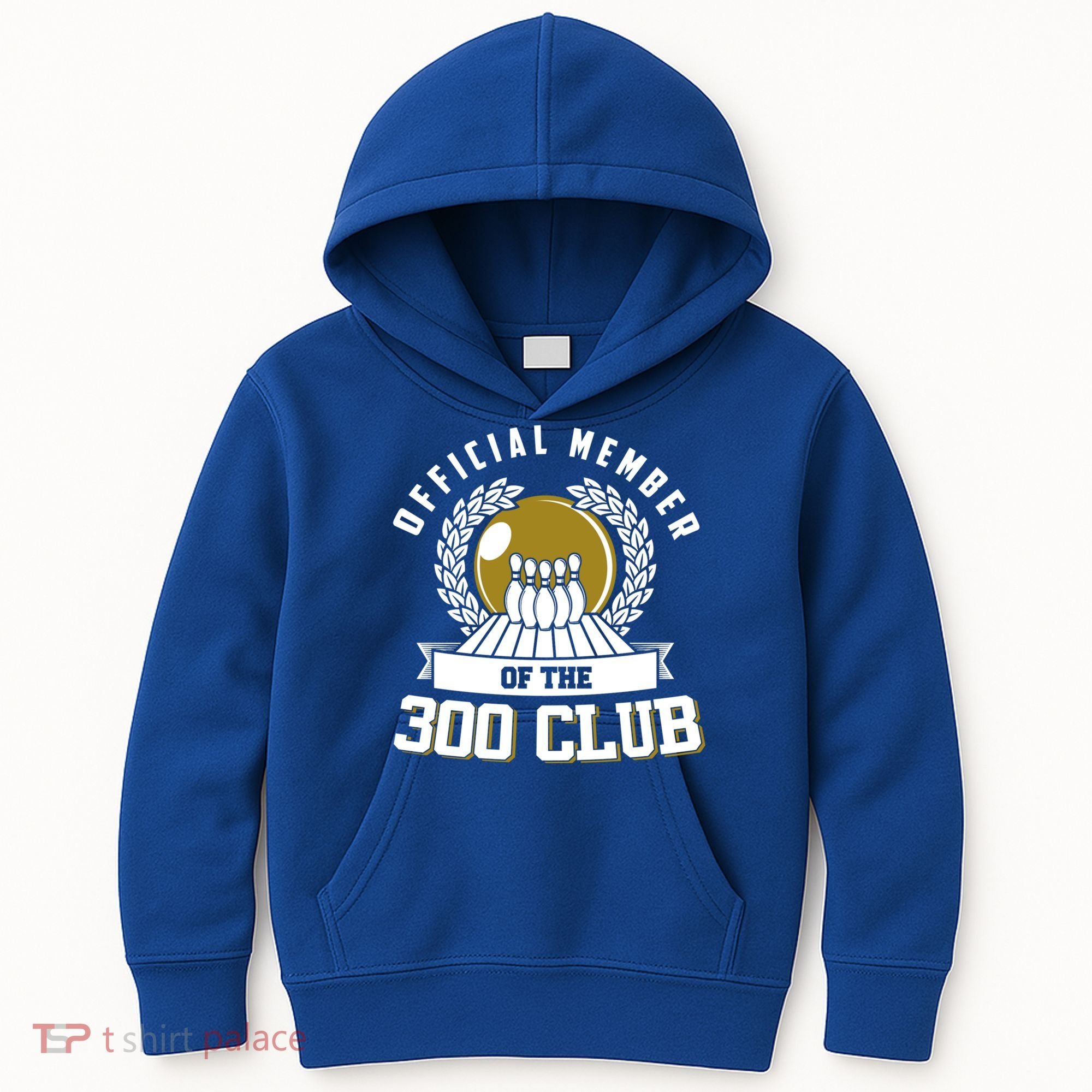 300 Club Bowling Cute Gift 300 Game Bowler Gift Kids Hoodie