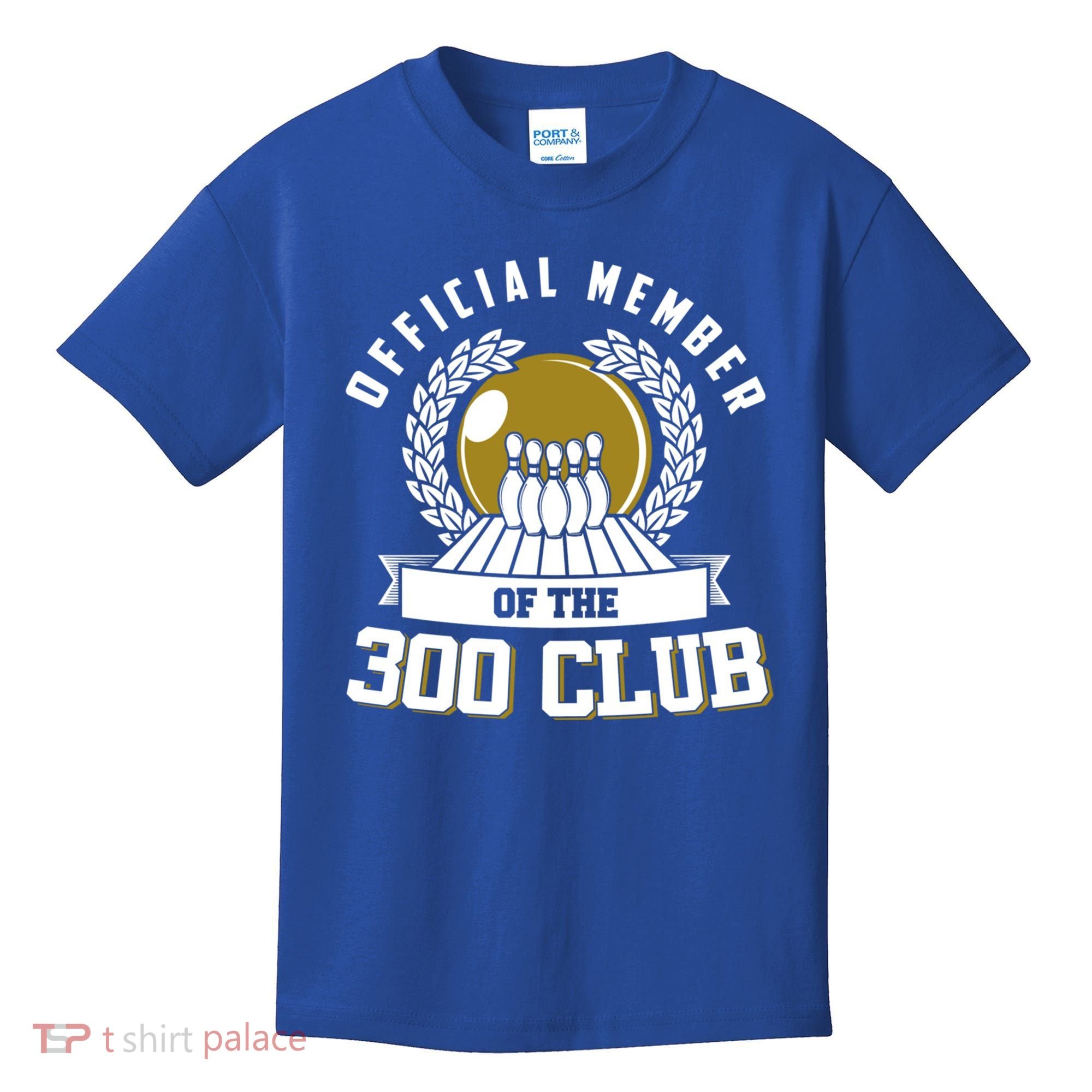 300 Club Bowling Cute Gift 300 Game Bowler Gift Kids T-Shirt