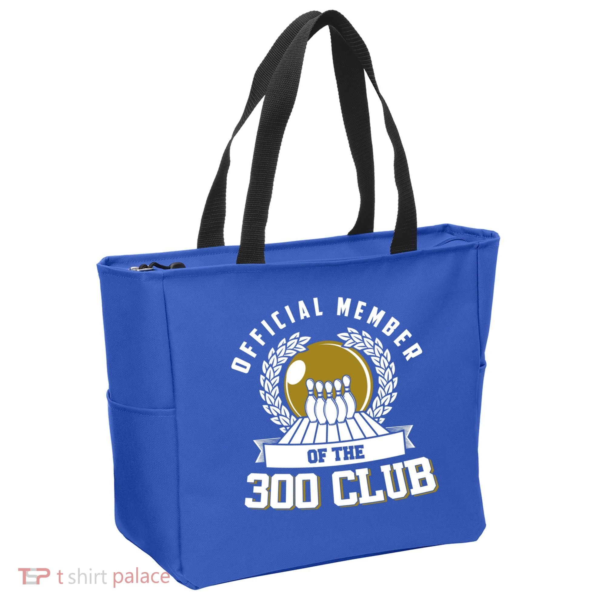 300 Club Bowling Cute Gift 300 Game Bowler Gift Tote Bag