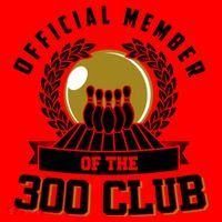 300 Club Bowling Cute Gift 300 Game Bowler Gift Santa Hat thumb 1