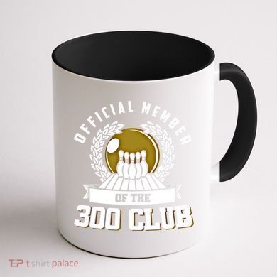 300 Club Bowling Gift 300 Game Bowler Gift Cool Gift Coffee Mug back