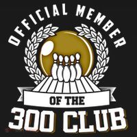 300 Club Bowling Gift 300 Game Bowler Gift Cool Gift Women's Hoodie thumb 2
