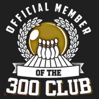300 Club Bowling Gift 300 Game Bowler Gift Cool Gift Hat thumb 2