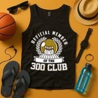 300 Club Bowling Gift 300 Game Bowler Gift Cool Gift Tank Top thumb 4