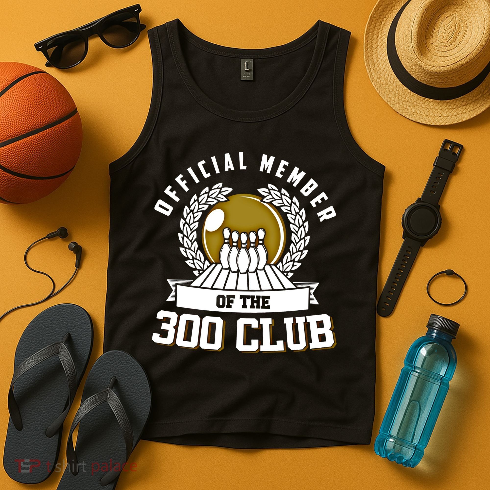 300 Club Bowling Gift 300 Game Bowler Gift Cool Gift Tank Top
