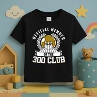 300 Club Bowling Gift 300 Game Bowler Gift Cool Gift Toddler T-Shirt thumb 3