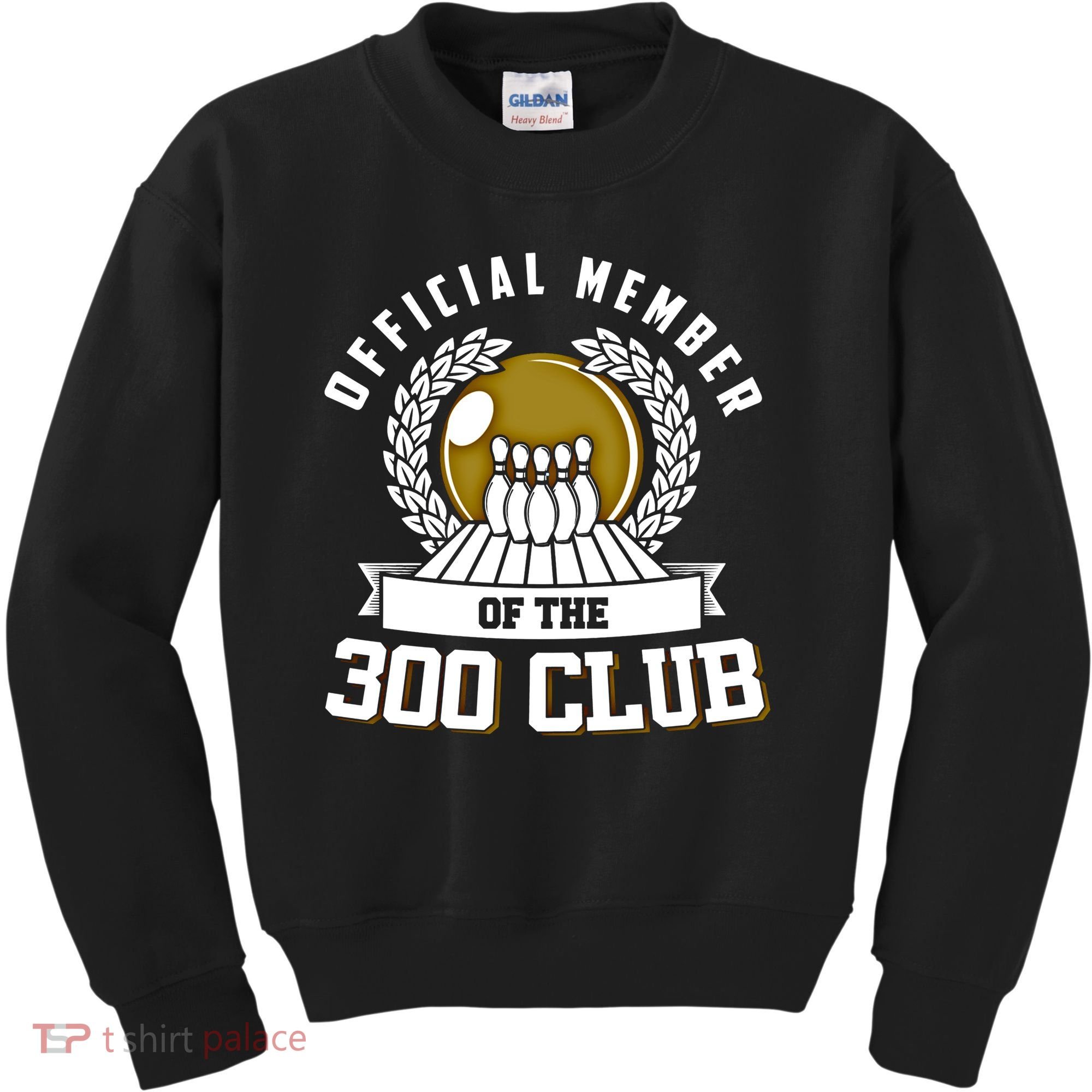 300 Club Bowling Gift 300 Game Bowler Gift Cool Gift Kids Sweatshirt