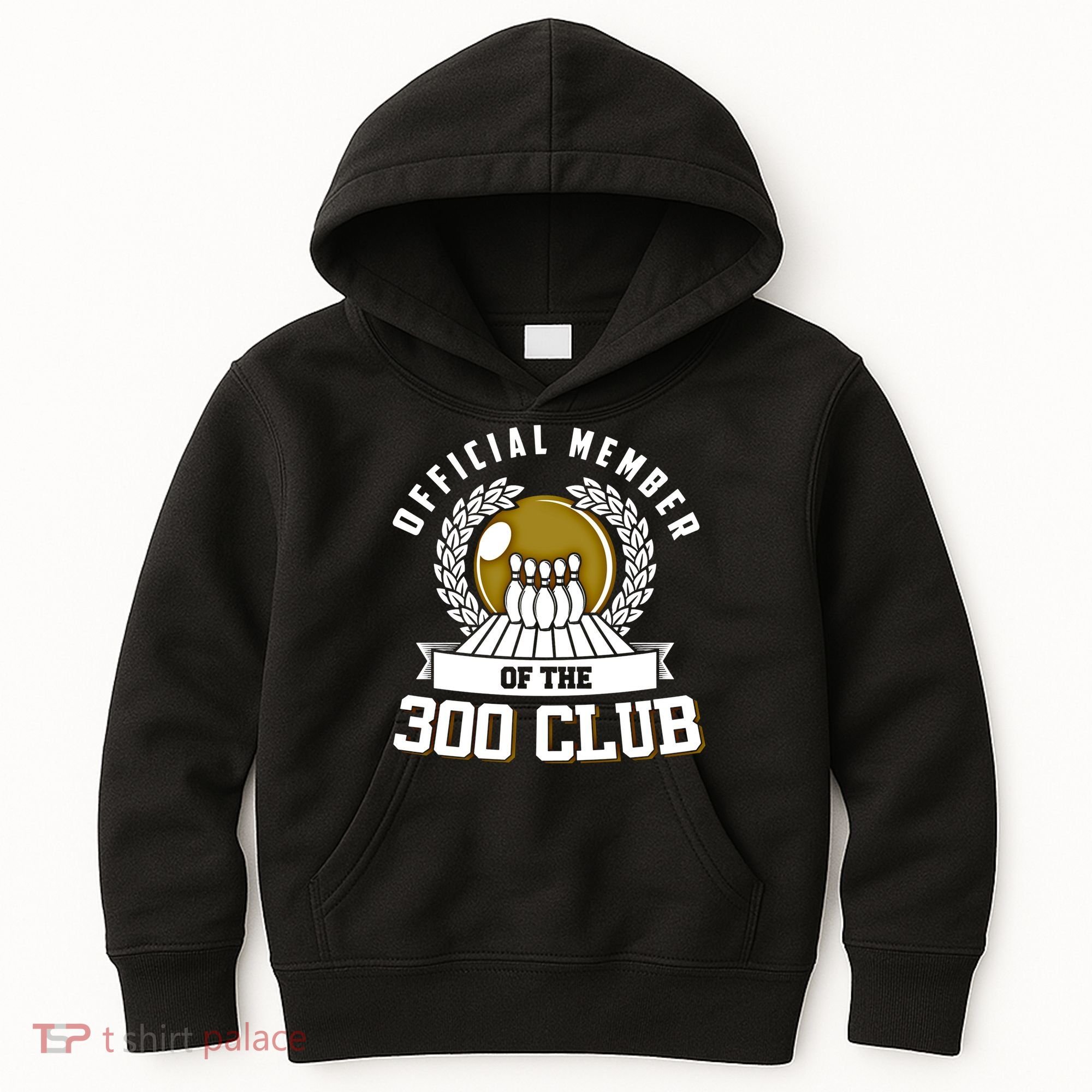 300 Club Bowling Gift 300 Game Bowler Gift Cool Gift Kids Hoodie